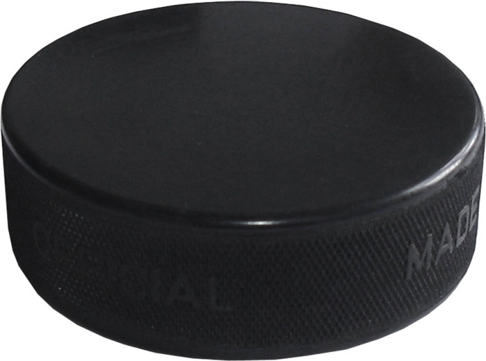 Senior ice hockey puck, certified for competitive play - 1 piece