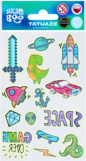 Glow-in-the-dark kids’ tattoos