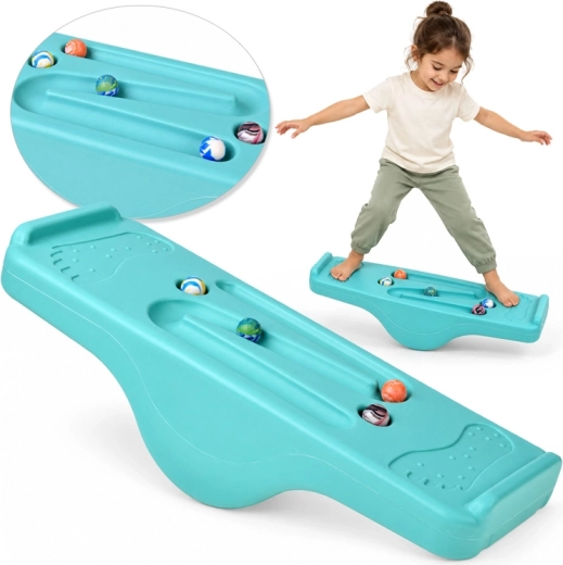 Children's 2-in-1 Balance Board with Maze and Balls