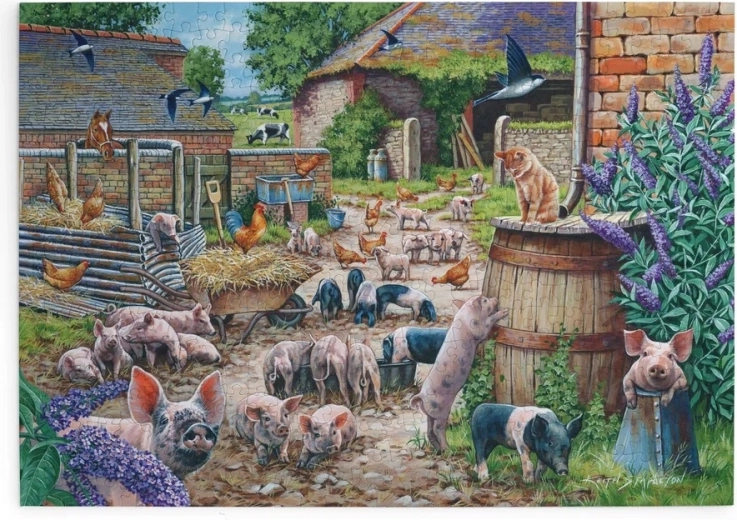 Piggy Chaos Puzzle 500 Pieces