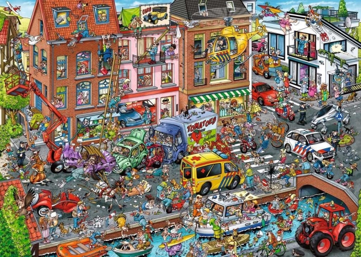 Пъзел Ravensburger Ray's Comic – модерна епоха, 1000 части