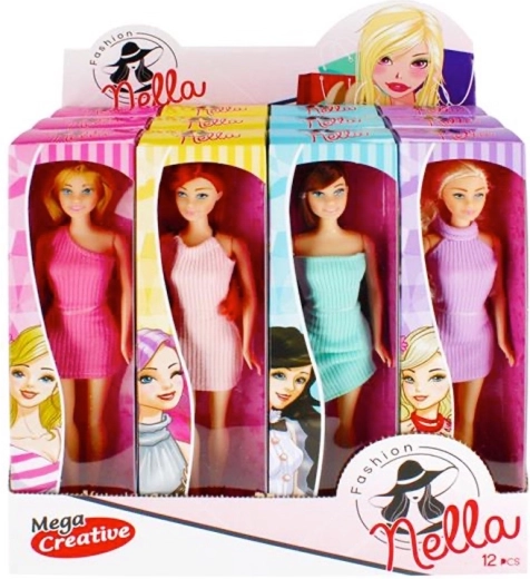 Doll in Colorful Dress