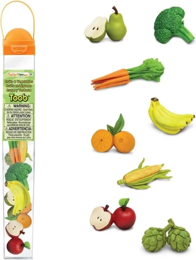 Safari Ltd. Toobs Fruit and Vegetables (8 figurines)
