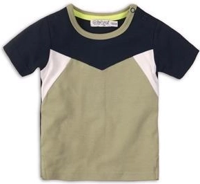 Dirkje kids’ short-sleeve T-shirt Tropical Toucan Do It, green/navy