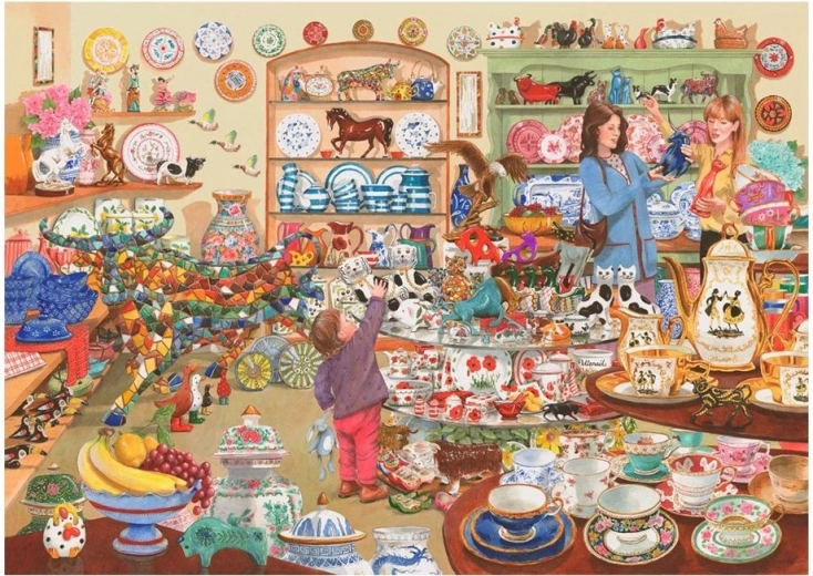 Puzzle Bulls in a China Shop 1000 Pieces