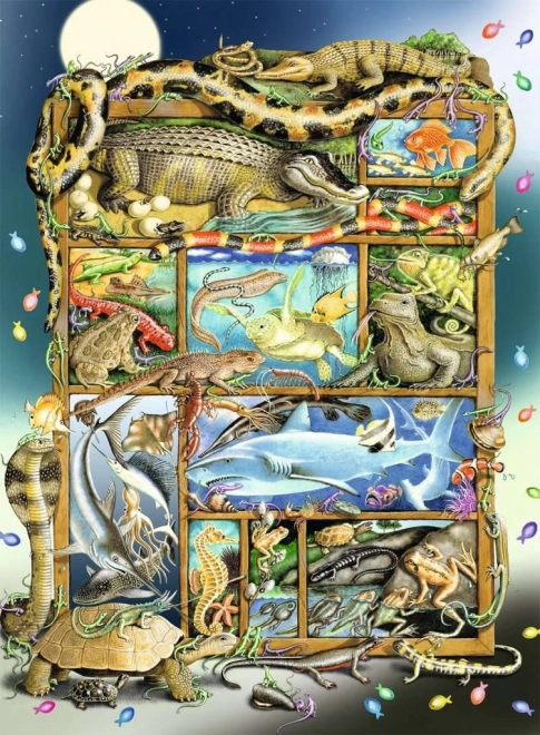 Ravensburger Puzzle Fish and Reptiles XXL 200 Pieces