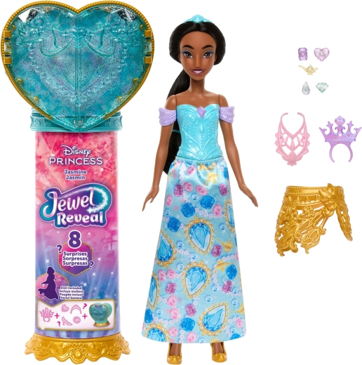 Mattel Disney Princess Jewel Reveal Jasmine doll with accessories