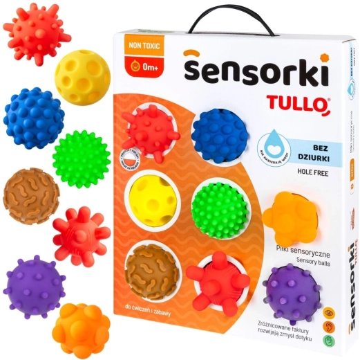 Сензорни топки TULLO – комплект от 8 броя без отвори