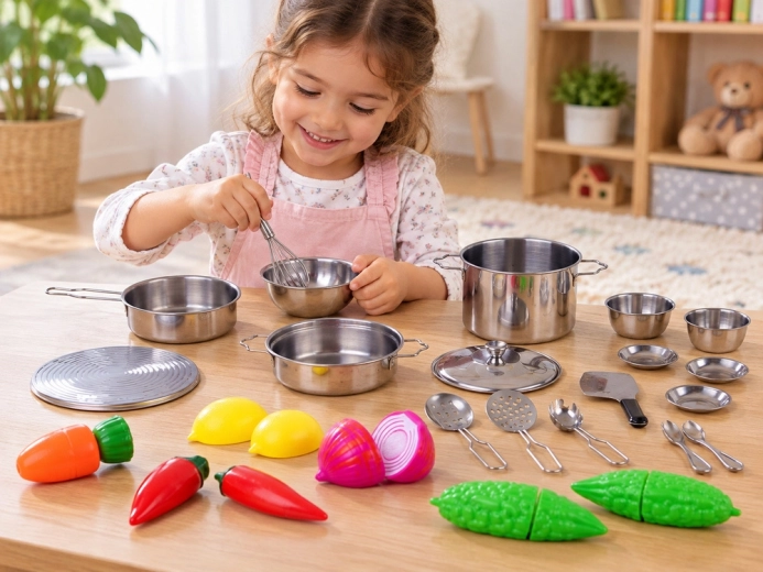Rich equipment for little chefs