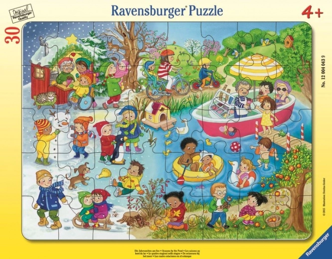Ravensburger puzzle Four Seasons by the Water 30 pieces