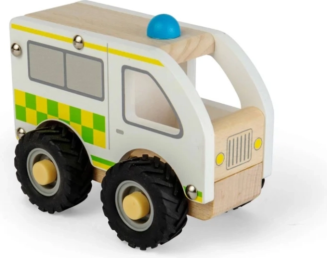 Bigjigs Toys дървена мини линейка