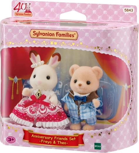 Sylvanian Families 40th Anniversary Birthday Celebration Freya and Theo - 2 pieces