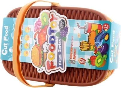 Shopping Basket with Food