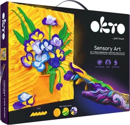 OKTO SENSOTY ART art set “Irises” 30x40 cm