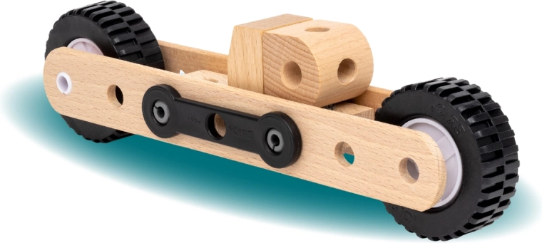 Build vehicles, animals, and little robots