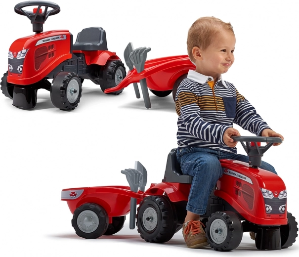 Trailer and gardening tools