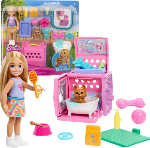 Barbie Club Chelsea Puppy Care with Doll and Accessories