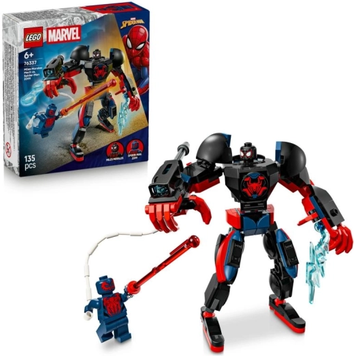 Робот Майлс Моралес срещу Спайдър-Мен 2099 – конструктор LEGO Marvel