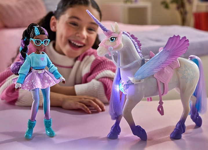 Interactive Glacier unicorn with lights and sounds