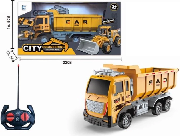 Remote-Controlled Dump Truck City Engineering