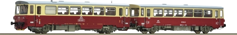 Roco 810 491-1 diesel railcar with ZSSK trailer car H0