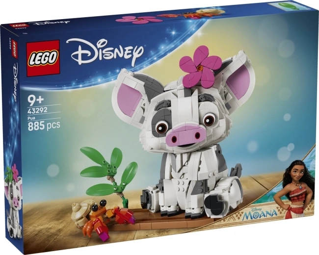 LEGO Disney Ваяна – Пуа, подвижна фигурка на прасенце