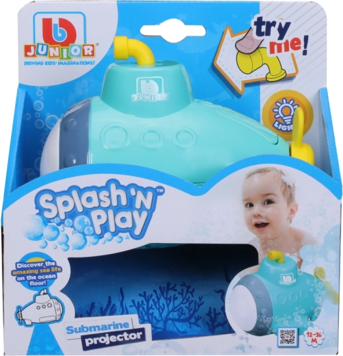 BB Junior submarine with sea life projector for water play