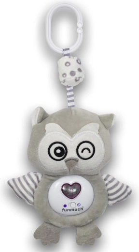 Плюшена висяща играчка Baby Mix бухал