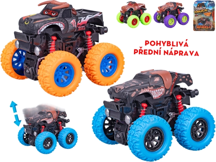 Crazy Truck friction-powered monster truck 9 cm