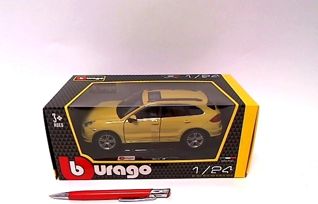 Bburago Porsche Cayenne Turbo Yellow 1:24