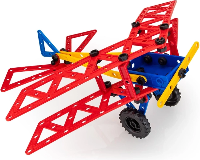 Креативни модели: биплан, превозни средства и лодки