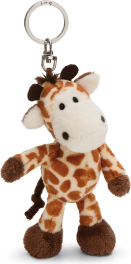 NICI Green Giraffe Keyring 10 cm