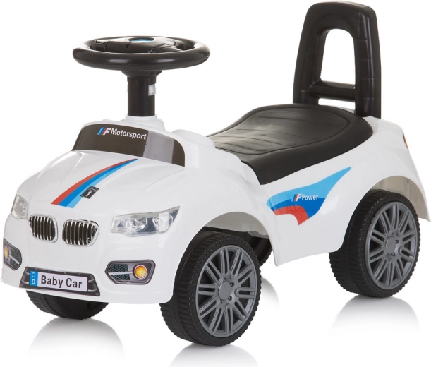 Детска кола за бутане Chipolino Sprinter с мелодии – Бял