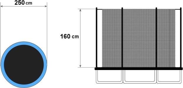 Универсално напасване за 8 ft батути