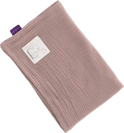 Träumeland muslin blanket chestnut 75 × 100 cm - 1 piece