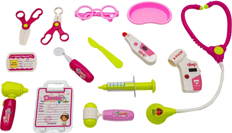 Rich doctor accessories for realistic play