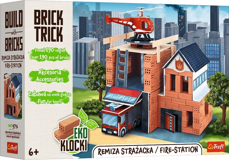 Конструктор BRICK TRICK пожарна станция XL