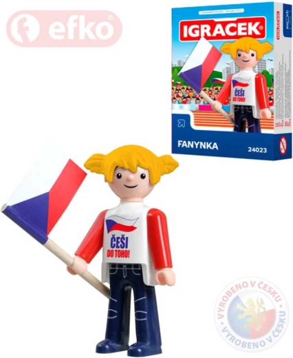 Igráček хокейна фенка – фигурка 7,5 см в кутия