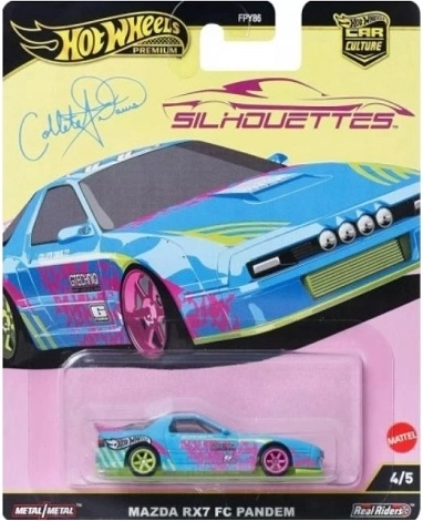 Hot Wheels premium model Mazda RX-7 FC Pandem in 1:64 scale