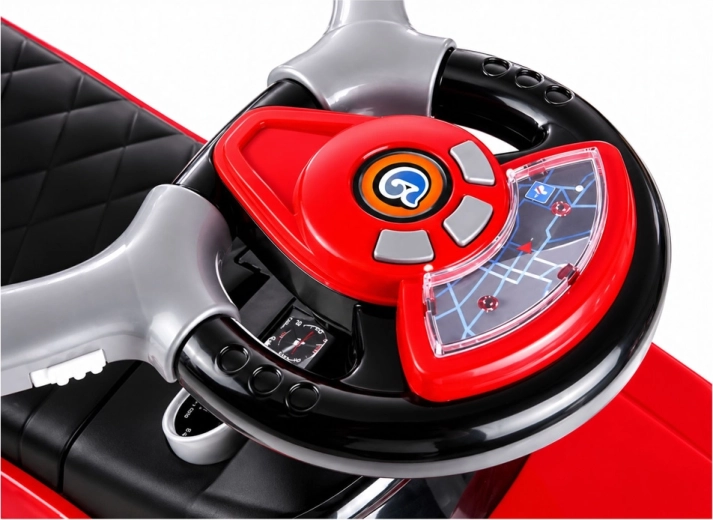 Steering wheel with sound console