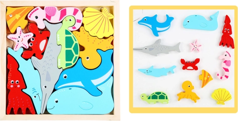 Wooden Puzzle – Sea Animals