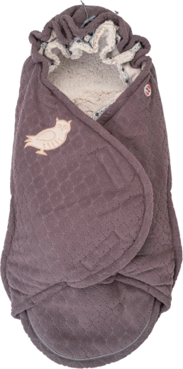 Lodger footmuff Bunker Folklore Fleece mauve - 1 pc