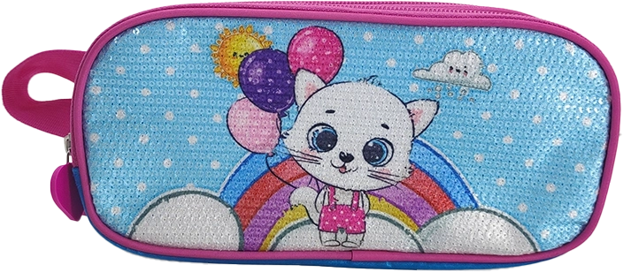 Pencil Case Kitty with Balloons 23 cm