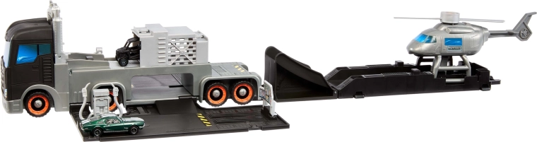Truck transforms into a mobile base