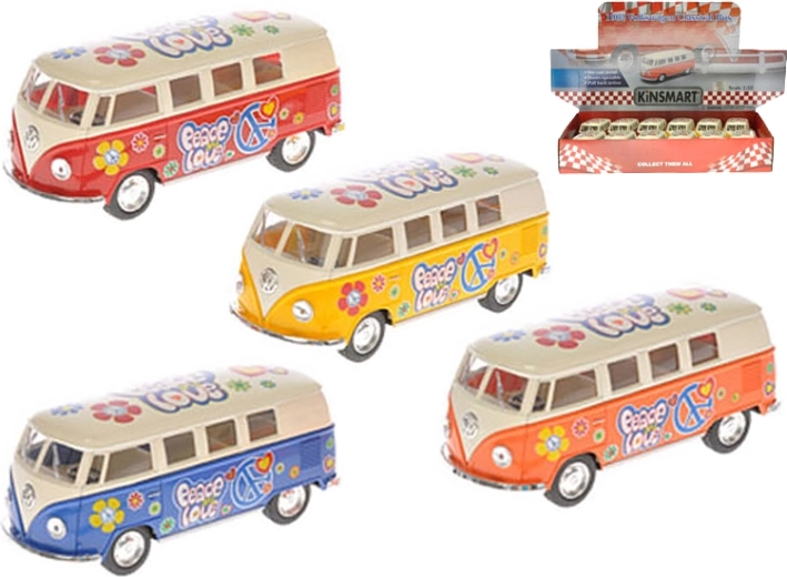 Kinsmart метален модел Volkswagen Classical Bus 1962 1:32 13 см