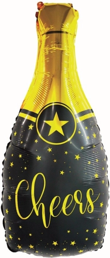 Foil Balloon Champagne Bottle Cheers