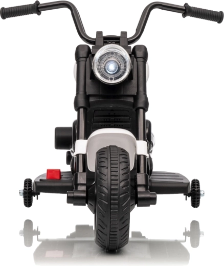 More stable riding with side wheels
