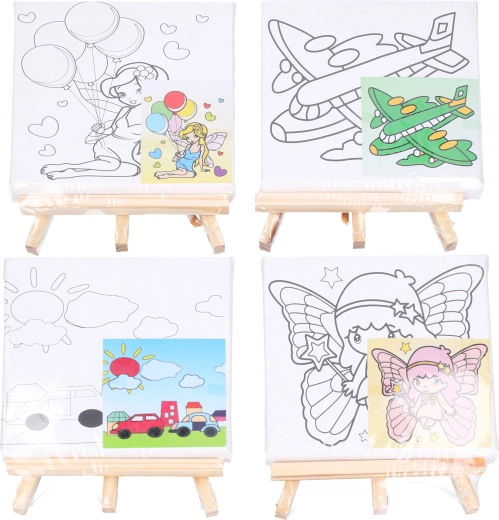 Pre-drawn designs for easy painting