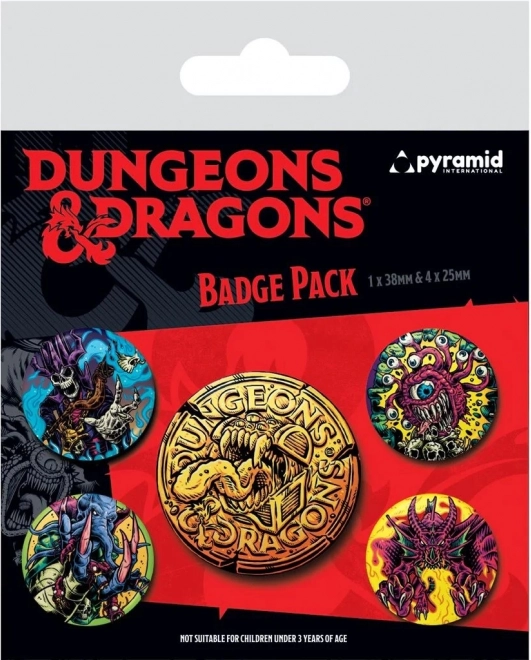 DUNGEONS & DRAGONS Badge Set