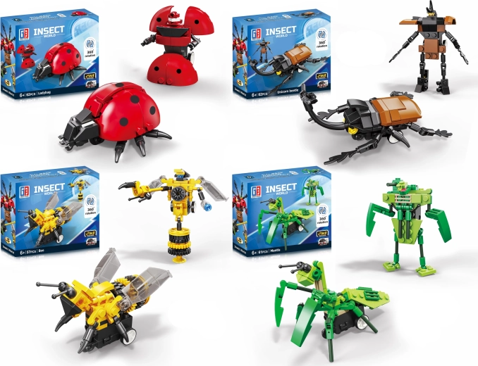 Transformable Robot Insect Building Set - 1 Piece